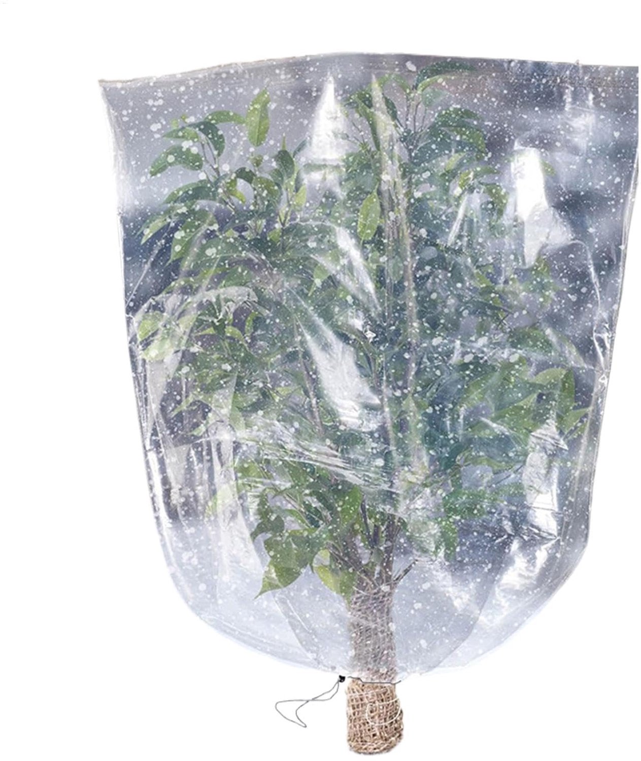 Famanu - Plantenvorstbeschermhoes - Bescherming tegen vorstschade - Duurzaam materiaal - Transparant 1 stuk