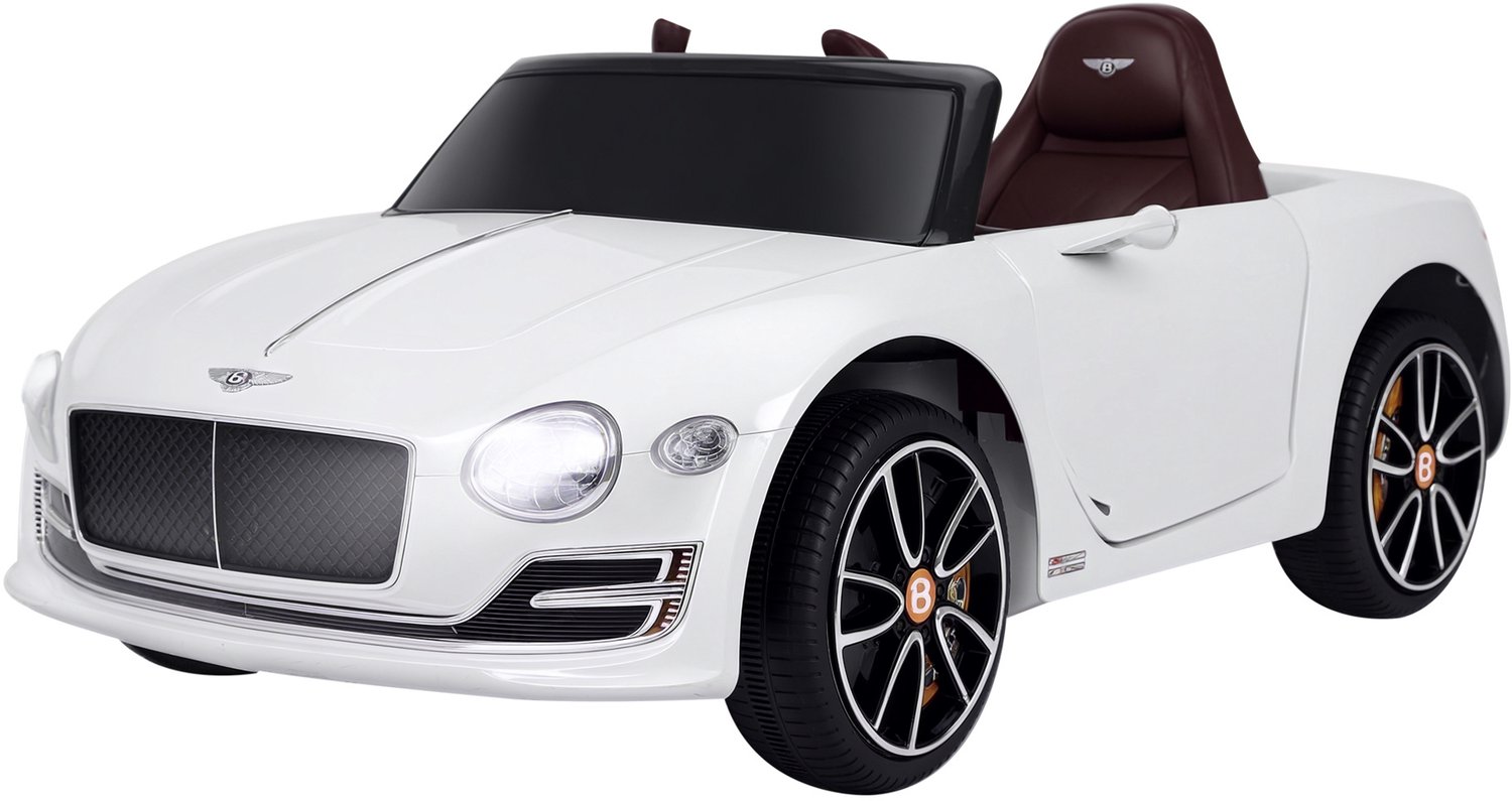 Homona Kinderauto Bentley GT - Met afstandsbediening, muziekfunctie en verlichting - 108 x 60 x 43 cm - Wit