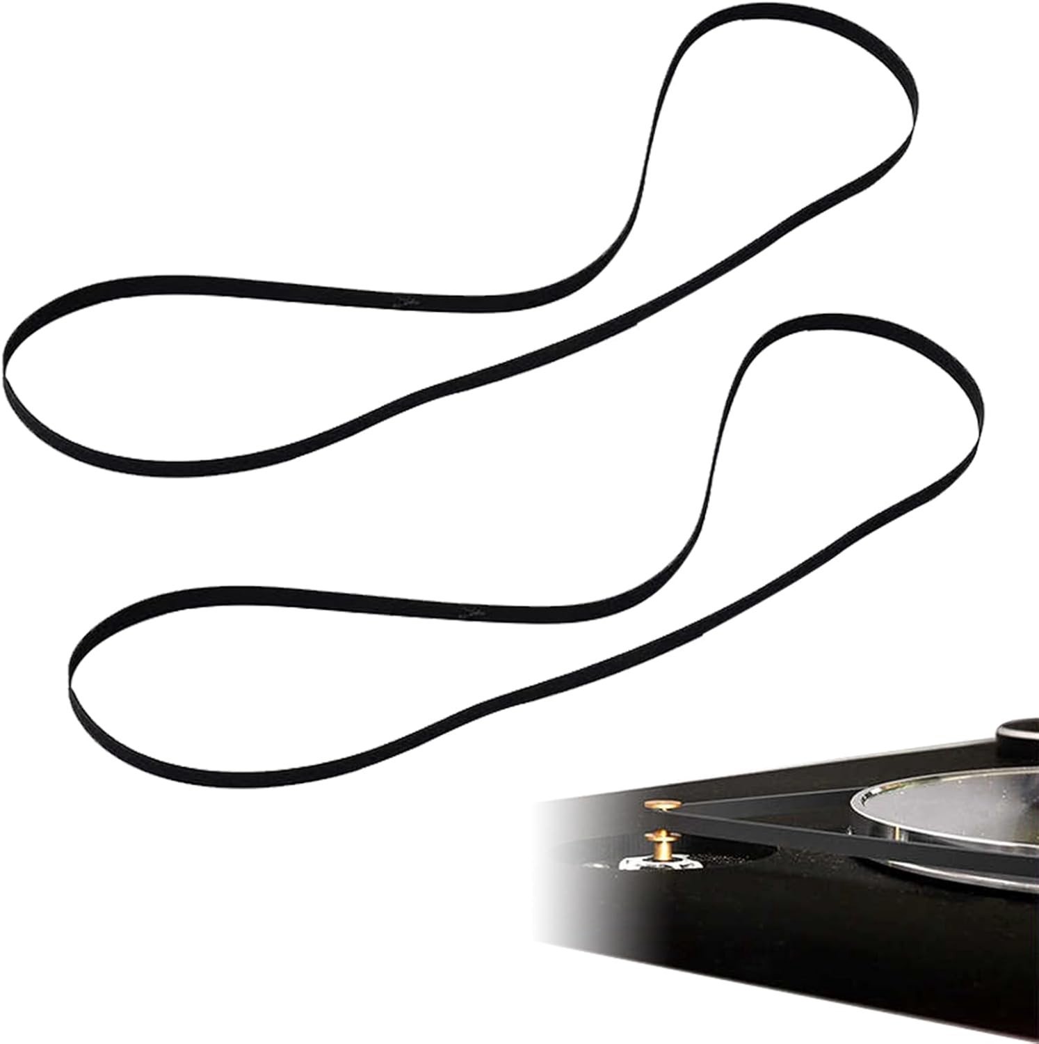 Turntable aandrijfriemen van 270mm voor platenspeler - Vervangingsriemen voor betere geluidskwaliteit en prestaties