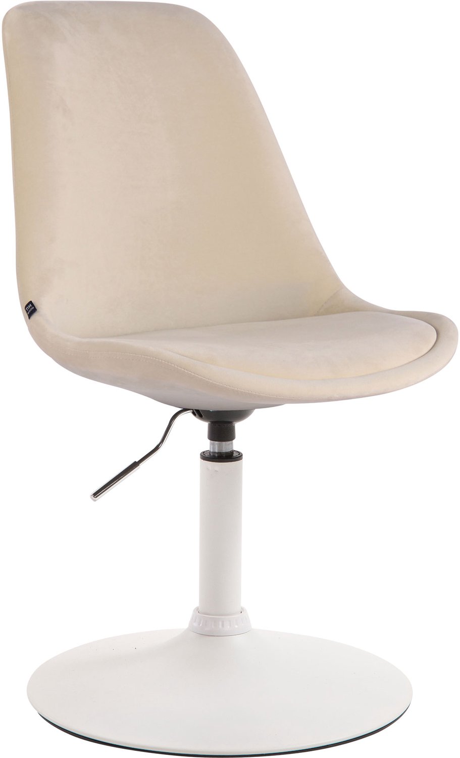 Luxe Comfort Milano 0104 eetkamerstoel - fluweel - crème creme