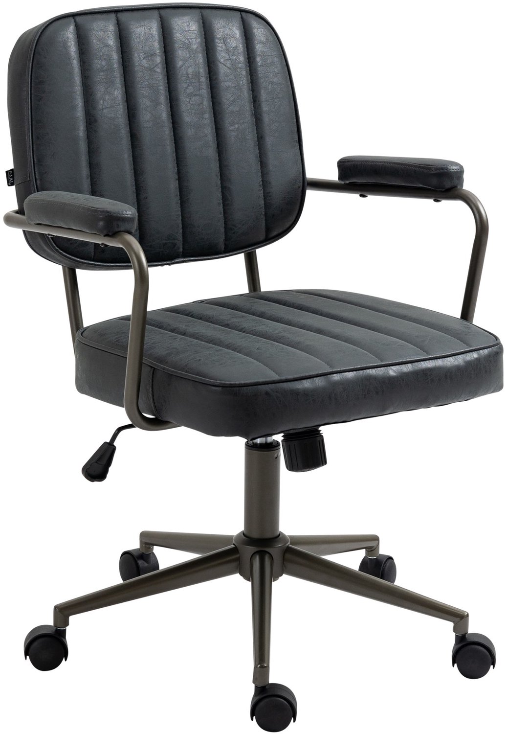Luxe Comfort Monza 0063 bureaustoel - antiek zwart