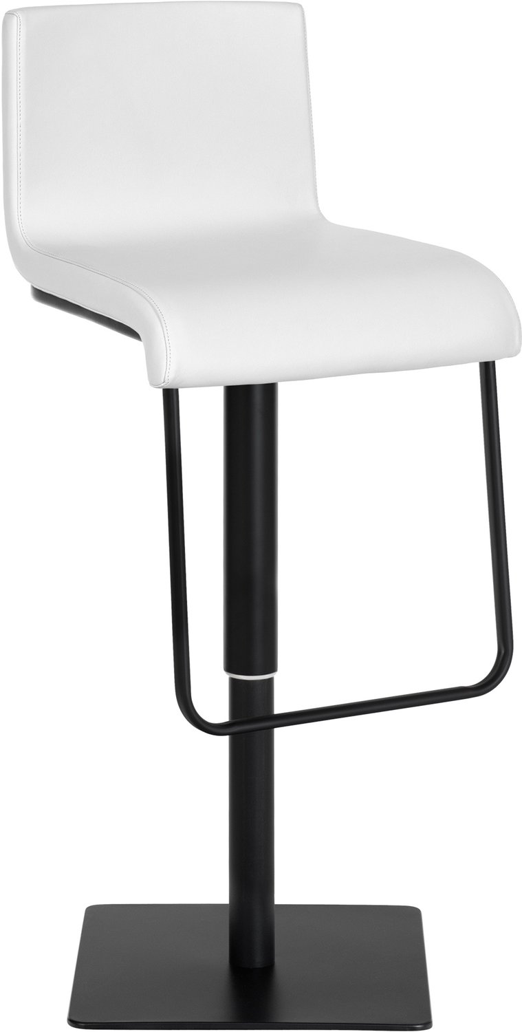 Luxe Comfort Torino 0306 barkruk - wit zwart/wit