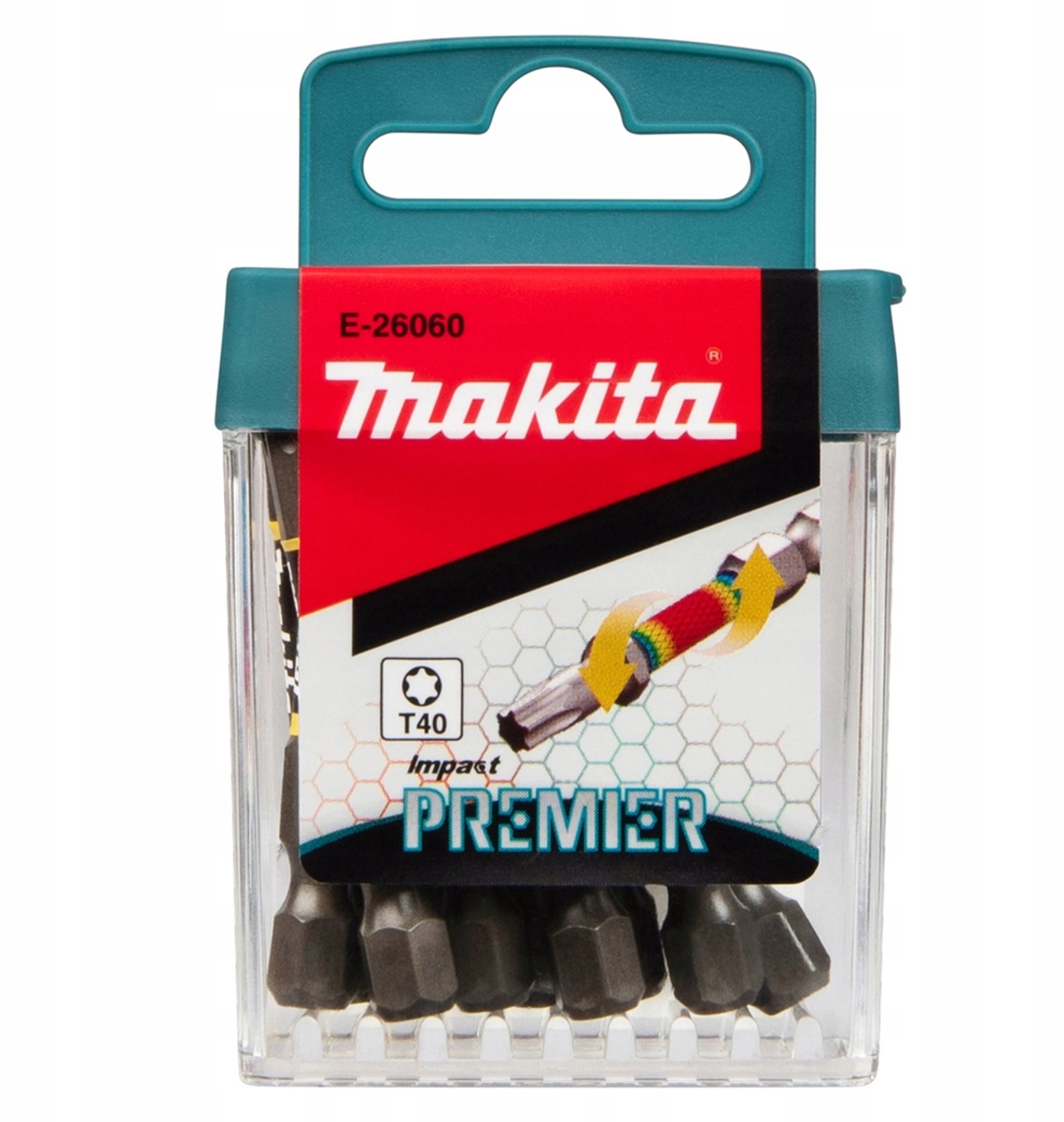 Makita T40 x 50 mm Impact Premier Slagschroefbit 10 stuks - E-26060