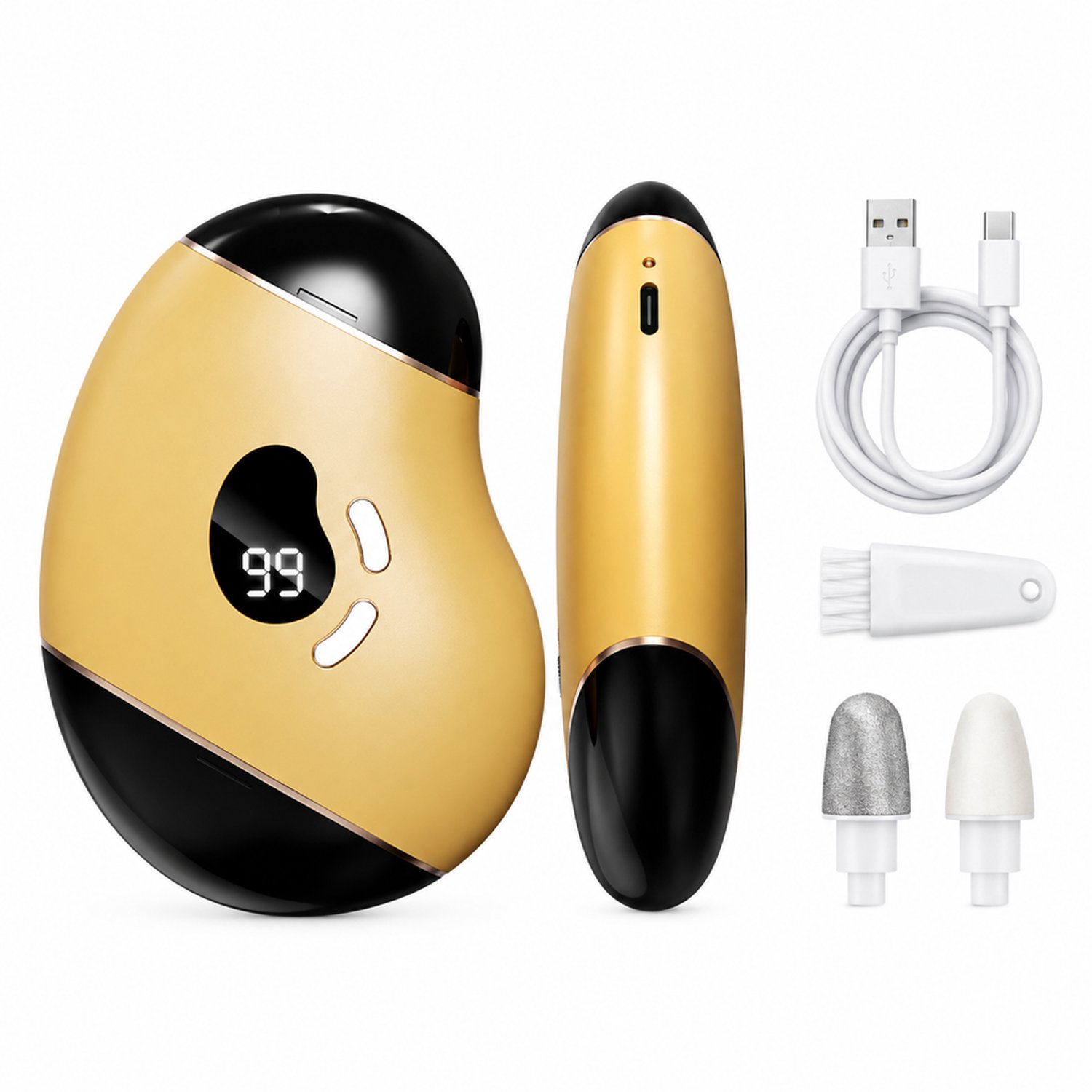 elektrische nagelknipper - automatische bediening - voor vingernagels en teennagels - basisverpakking