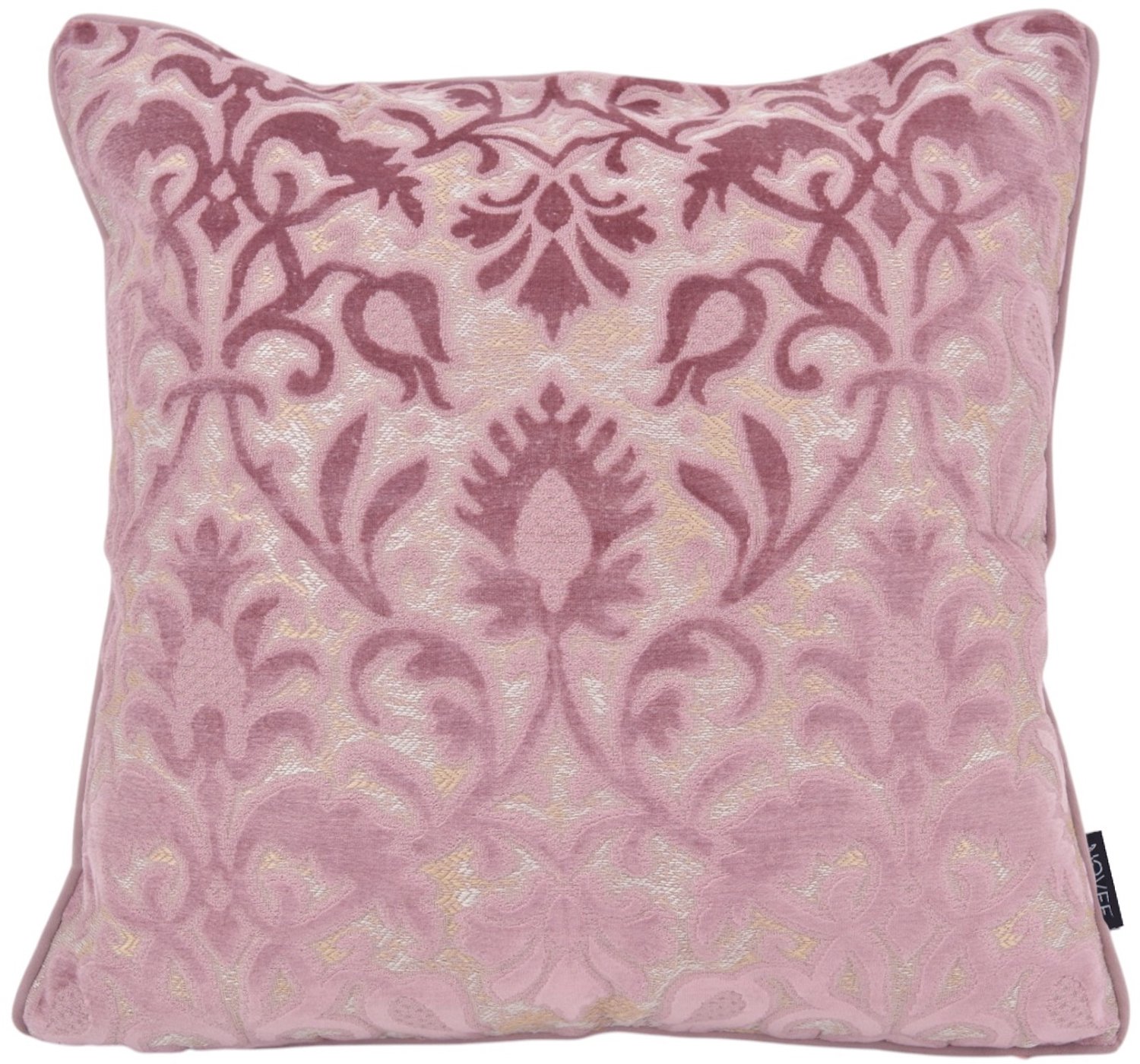 NOVÉE Sierkussen Heritage Pink | 45x45 cm | Velvet/Polyester Roze