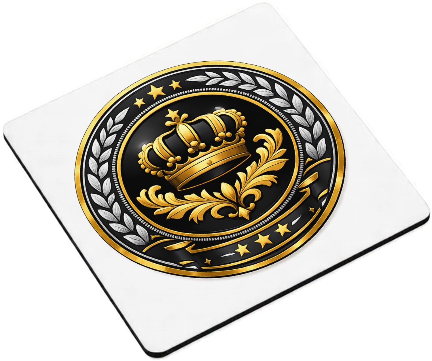 Mr Cadeautjes MDF magnetische fotolijst vierkant 9,5 - design Koninklijk compliment voor een andere rol binnen het gezin | cadeau Wit
