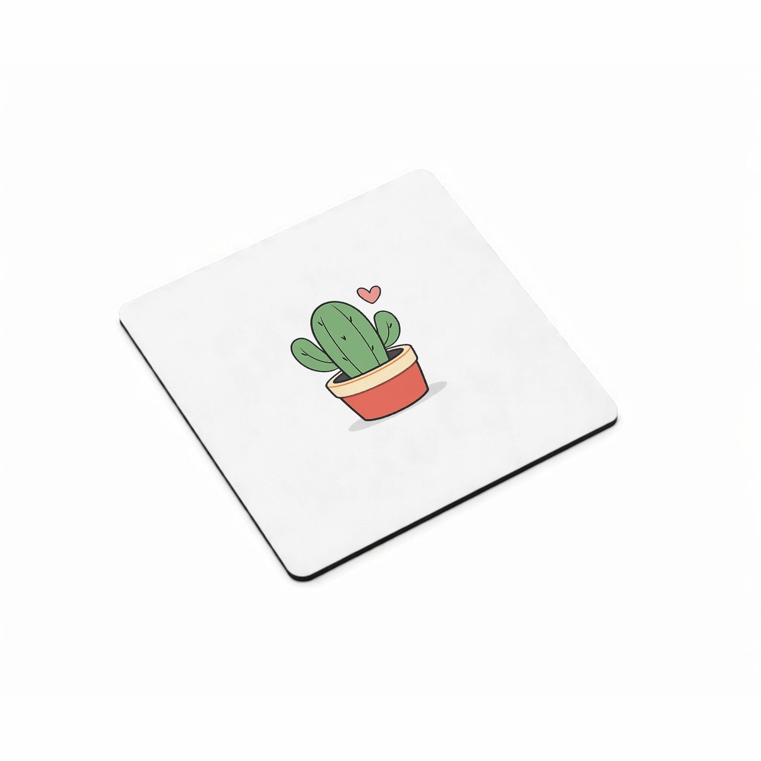 Mr Cadeautjes MDF magnetische fotolijst vierkant 9,5 - design Een subtiel liefdescadeau met een compacte handgeschreven we | cadeau Wit