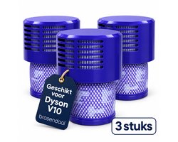 Brosendaal Filter geschikt voor Dyson Cyclone V10 stofzuiger filter - SV12 | SV27 - Wasbaar en Herbruikbaar - 3 stuks