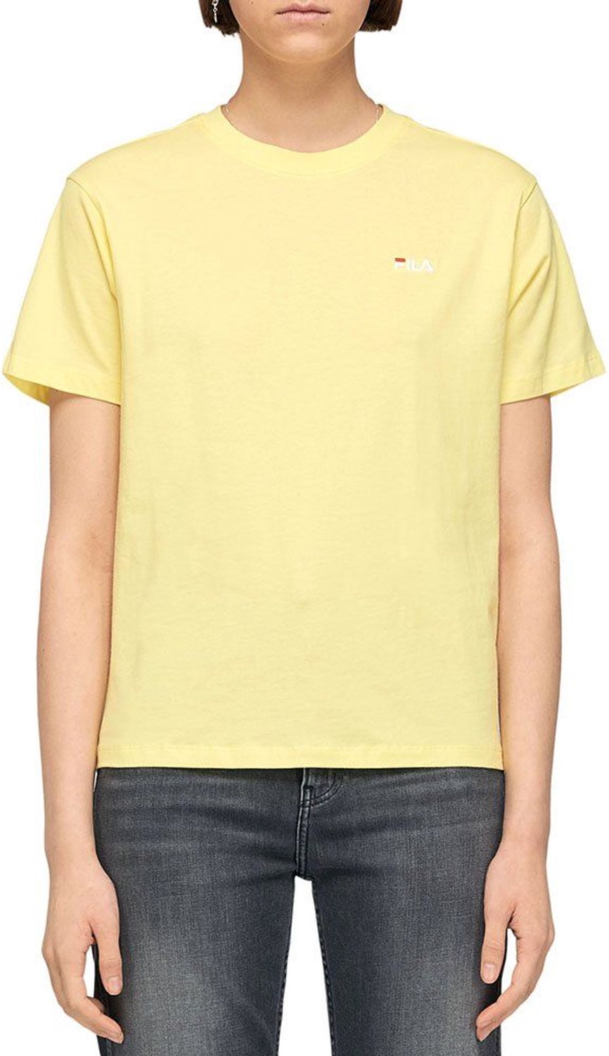 Fila Woen Eara tee 687469-190 T-shirt dames XS Geel
