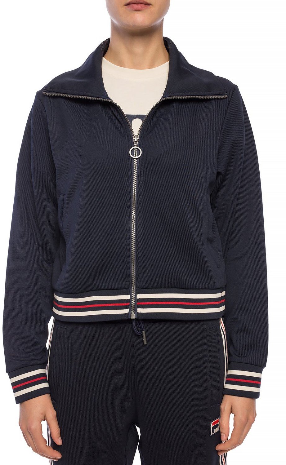 Fila Women Lerdidwen Track Jacket 687293-170 Sweater dames XS Blauw