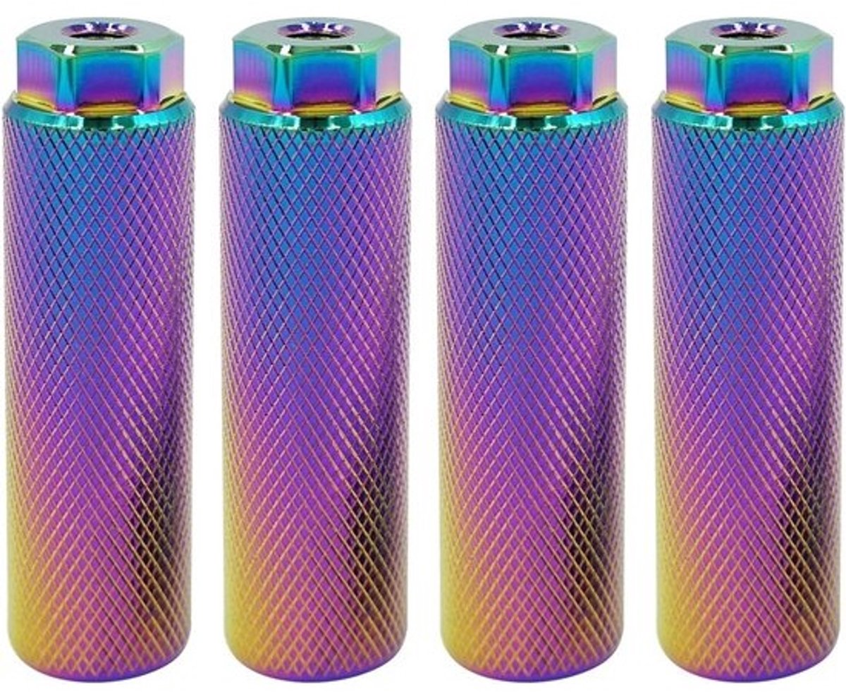Fiets Voetsteunen Aluminium Anti-Skid BMX Pinnen voor Mountainbike Stunt Pegs 3/8 Inch