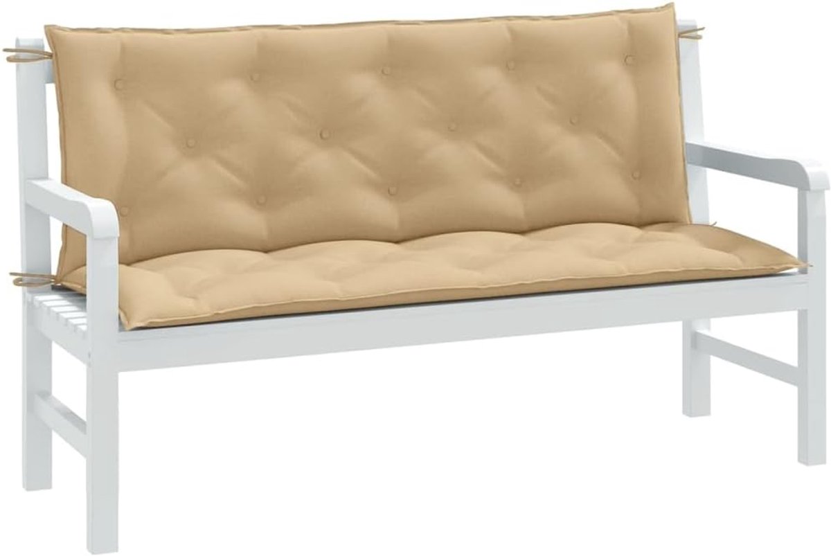 kussens 2 STK Melange Beige 150x50x7 cm