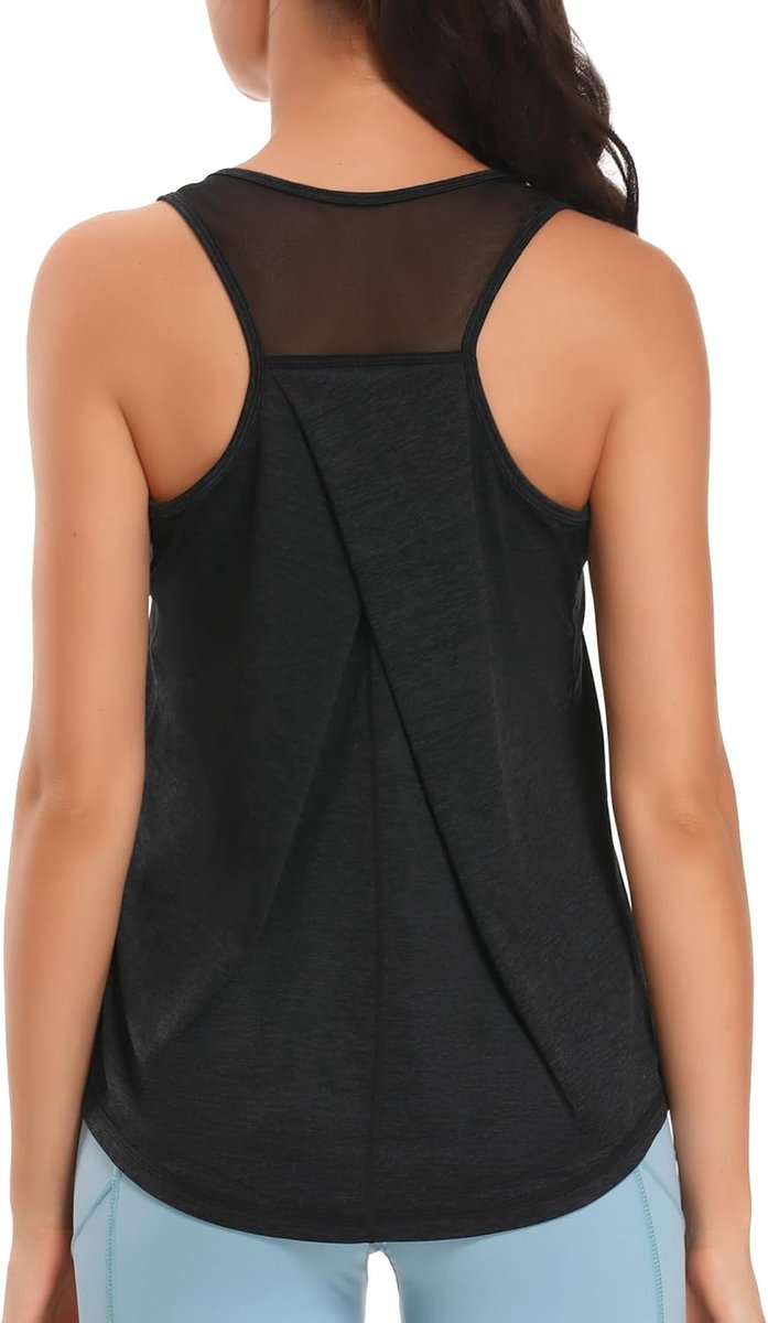 Sport Tanktop Mouwloze Lichte Fitness Top Yoga Tops