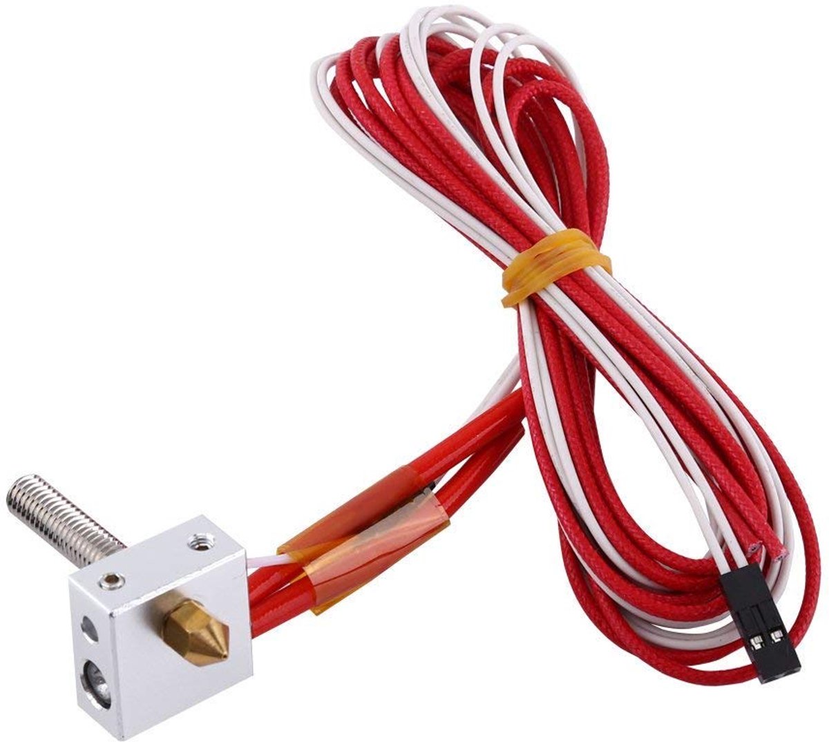 Extruder 1,75 Mm Tot 0,4 Mk8 Hotend, 2D Printer Hot End Snapmaker Hot End Kit Adim 3D Printer Hotend Mm Nozzle Throat Filament Heater Block Thermistor Hot End Kit voor 3