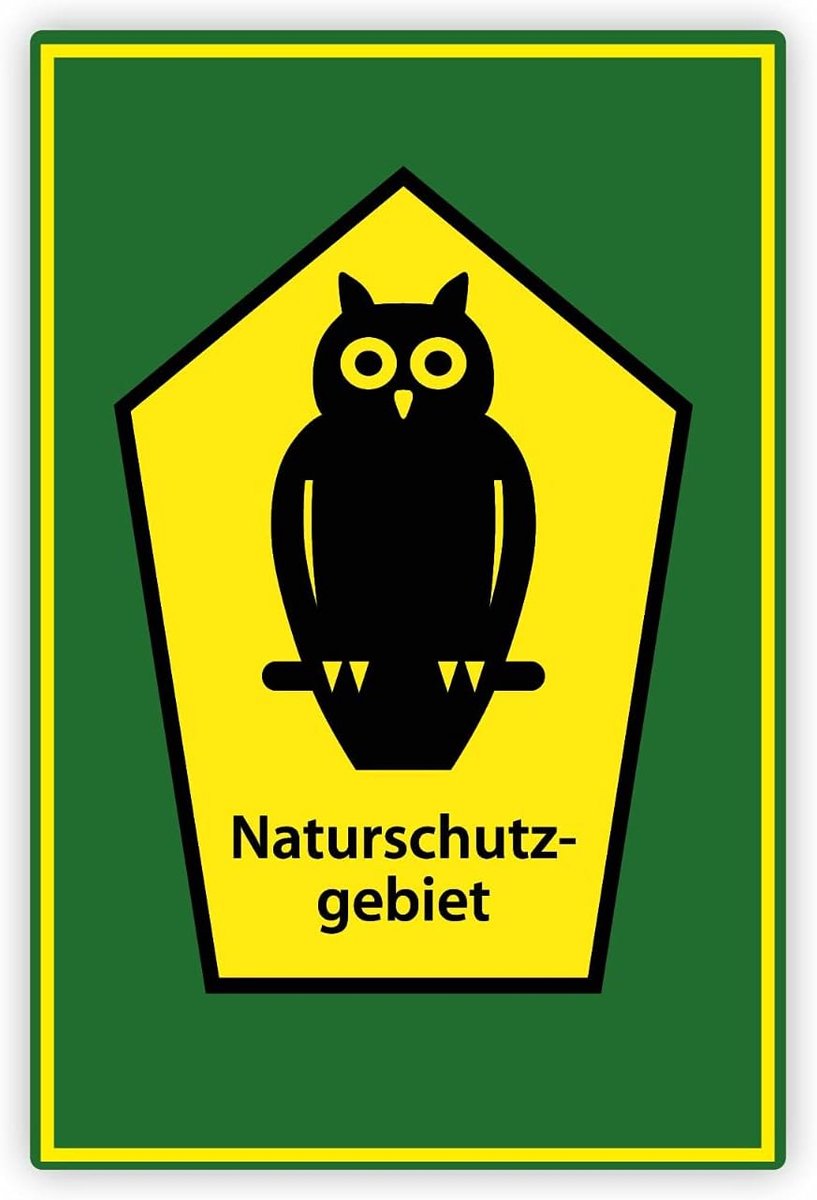 Schild 20 x 30 cm van stevig pvc hardschuimplaat 3 mm met uv-bescherming van STROBO