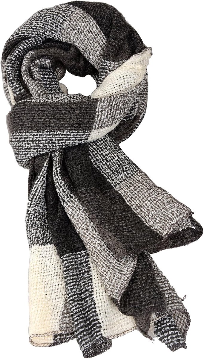 sjaal herfst winter kasjmierachtig multicolor lange sjaal - - Large