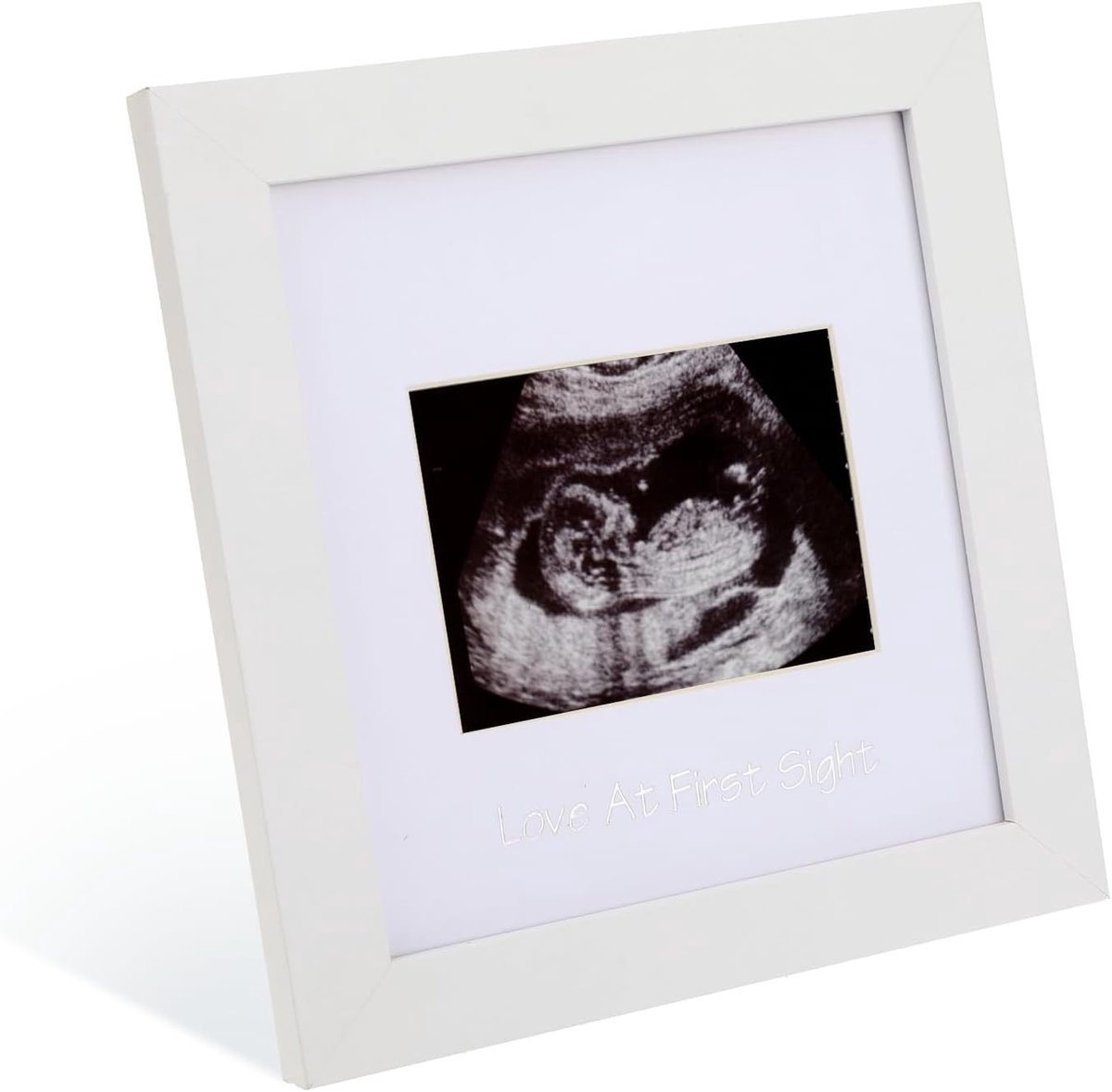 Lijsten, toont 3,5 x 2,5 inch (8,9 x 6,4 cm) echofoto, houten zwangerschapsaankondiging bord, geslachtsbekendmaking decoraties voor aanstaande ouders