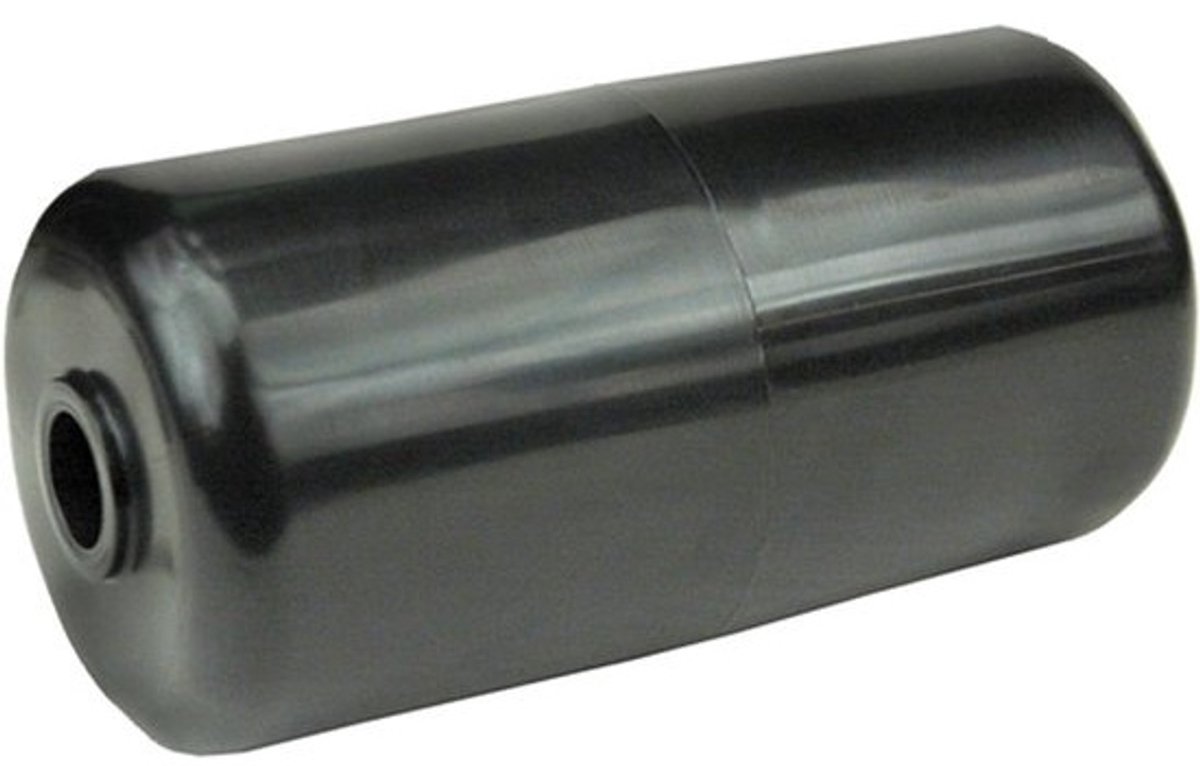 Deck Roller - Vervangingswiel - Grasmaaier Onderhoud - 2-delig Ontwerp - 3" x 6" - Zwart