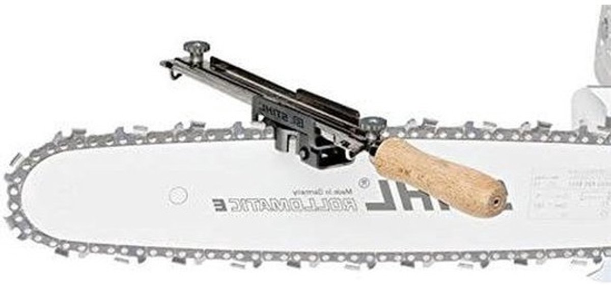 Vijlenhouder Gids - Ketting Slijper - Zaagketting Onderhoud - Tand en Begrenzer - 1/4" 3/8" .325" - Grijs