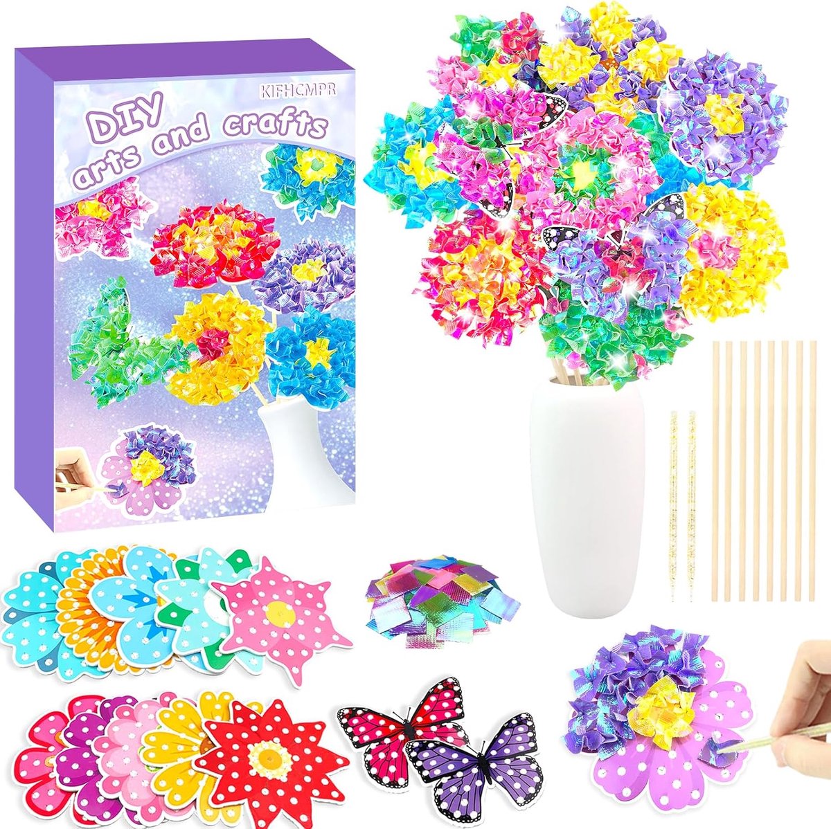 leuke kunst stof ambacht, kunst en ambachten voor kinderen, DIY Craft Kits