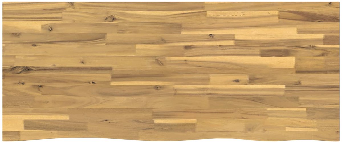 vidaXL Rechthoekig - Tafelblad - 130 - x - 40 - x - 3,2 - cm - Rechthoekig Witgewassen
