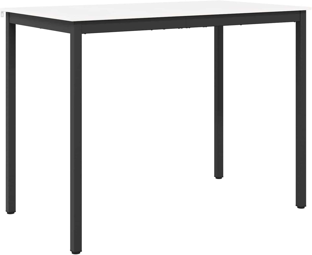 vidaXL Bartafel - Wit - 140 - x - 80 - x - 105 - cm - Massief - grenenhout