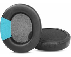 Oorkussens kussen traagschuim oorkussens compatibel met ATH-M50x M50xBT M50 ATH-WS1100iS/Arctis 7 Arctis 7P 7P+ Arctis Pro / Cloud II / HD280 Pro / Stealth 600 hoofdtelefoon (eiwitleer)