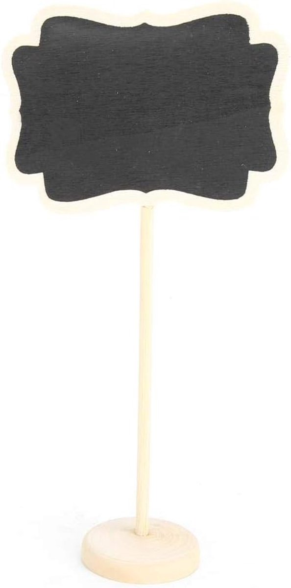Dailygoods- Plantenbordje Hoogwaardig Hout - Tuin Labels - Memo Notities - Bruiloft Decoratie - Herbruikbaar - Eenvoudig Afwisbaar - Tuinlabel