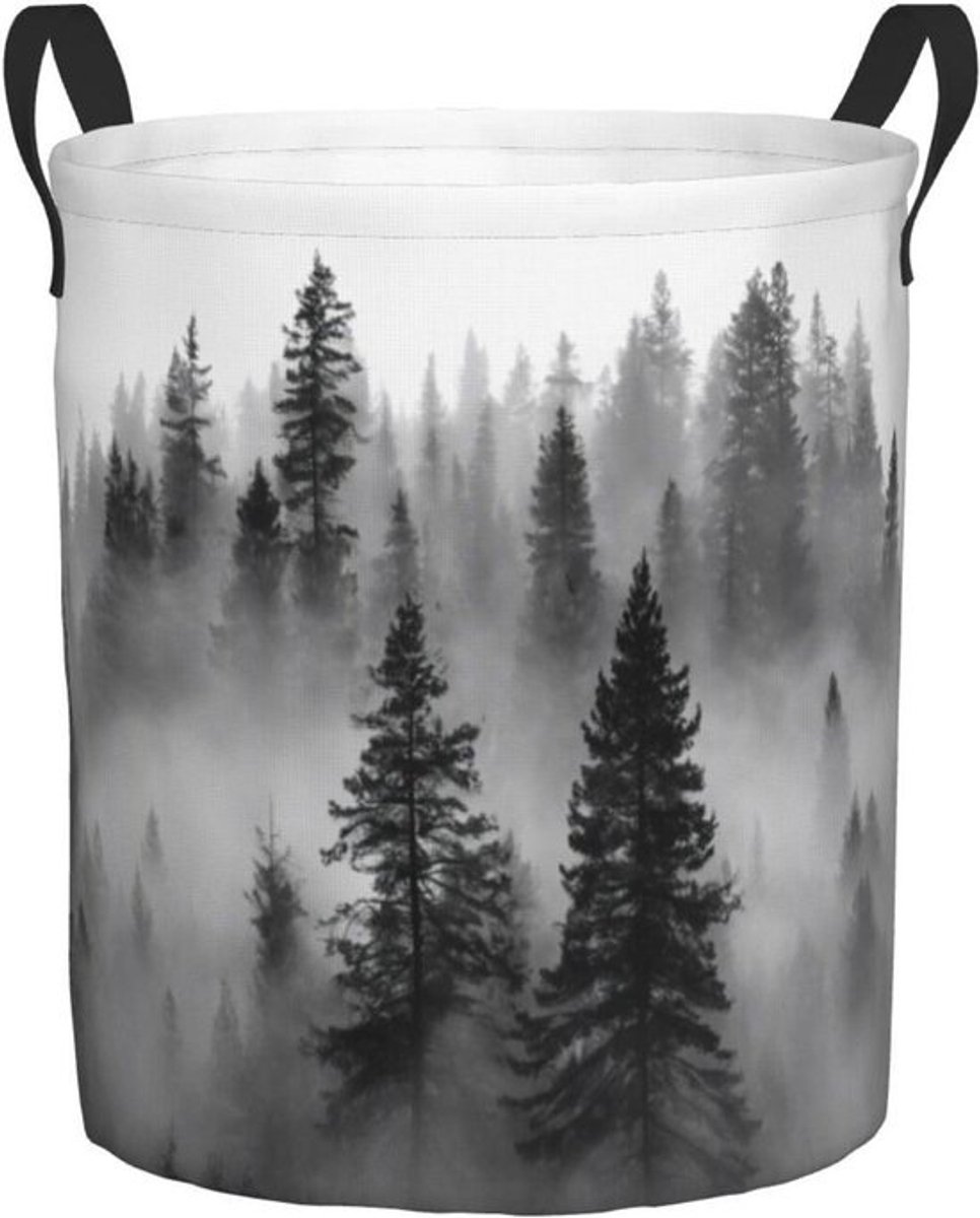 Wasmand - Kledingmand Vuilnisbak - Kleding Opbergen - Waterdicht Oxford Doek - 40 x 50 cm - Bedrukt
