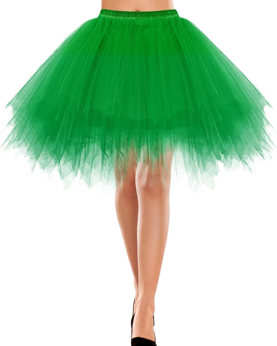 Vrouwen Tule Rok 50s Rockabilly Petticoat Tutu Onderrok Korte Ballet Dans Jurk Baljurk Ballet Avond Jurk Opportunity Accessoires