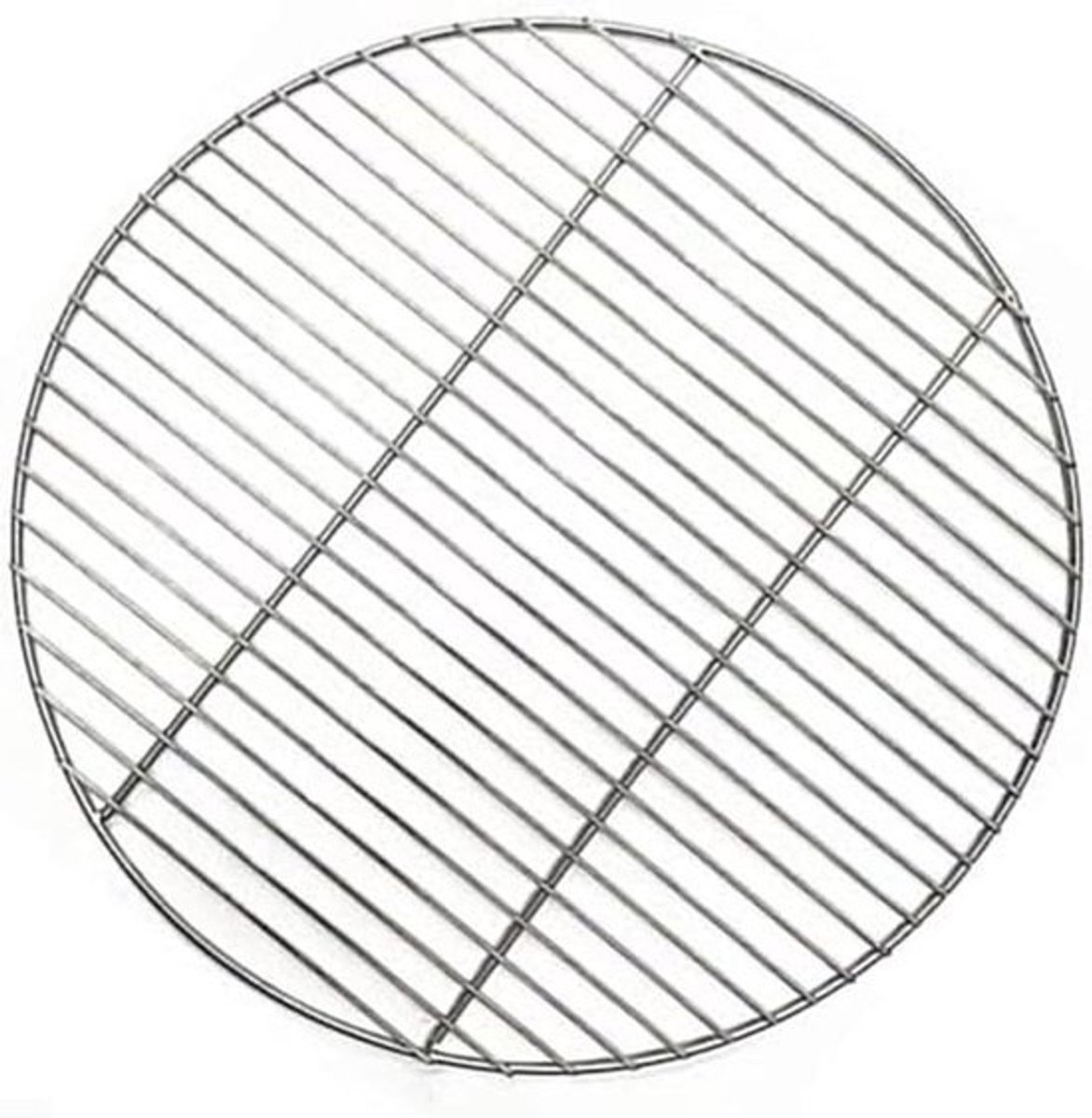 Rond roestvrij stalen grillrooster 28 cm - Ideaal voor BBQ, camping en picknick