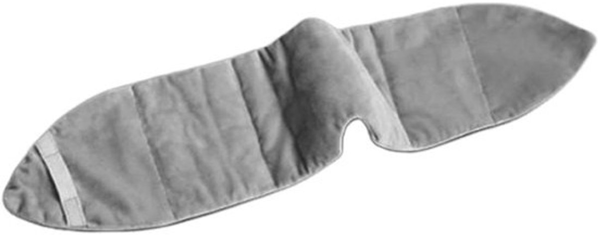Verzwaarde Slaapmasker - Oogmasker Lichtblokkerend - Ontspannen Slapen - Optimale Verduistering - 300 g - Zwart