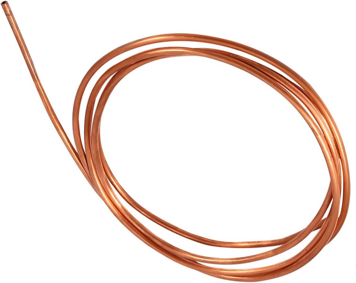 2M Zachte Koperen Buis (OD 4 Mm X ID 3 Mm), Thermische Geleidbaarheid, Uitschuifbare Pijpkoper, Instrumentaccessoires, voor Generatoren
