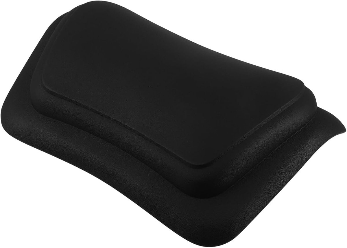 Badkuipkussen met Zuignappen Ergonomisch Badkussen voor Hoofdsteun Antislip Badkussen voor Spa Ontspanning Eenvoudig Te Installeren Geschikt voor Diverse Badkuipen