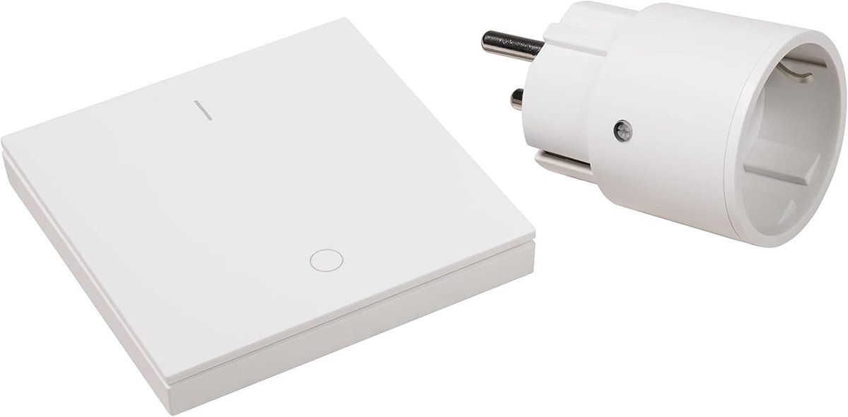 Draadloze contactdoosset "COMFORT" met SLIM-knop