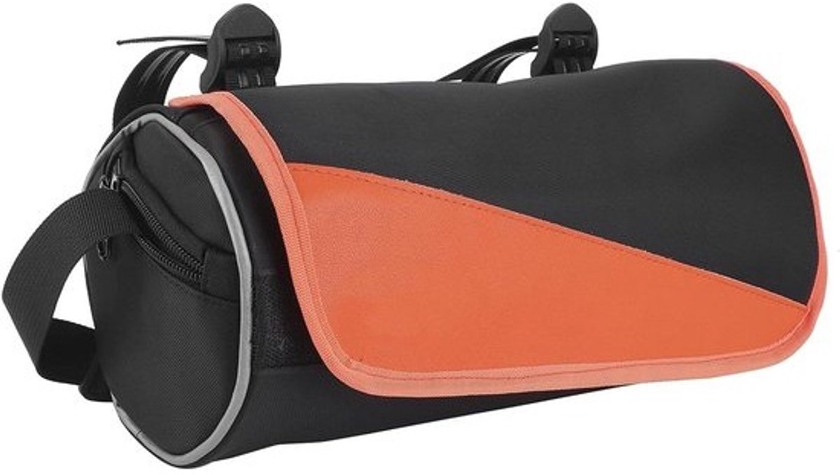 Cilinder Stuurtas - Fietstas Opbergtas - Motorfietsen Fietsen - Eenvoudige Installatie - 35 Liter - Zwart