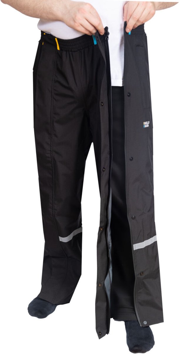 Hello Rain STORM 20K – Regenbroek – Zwart – XL – Met overschoenen