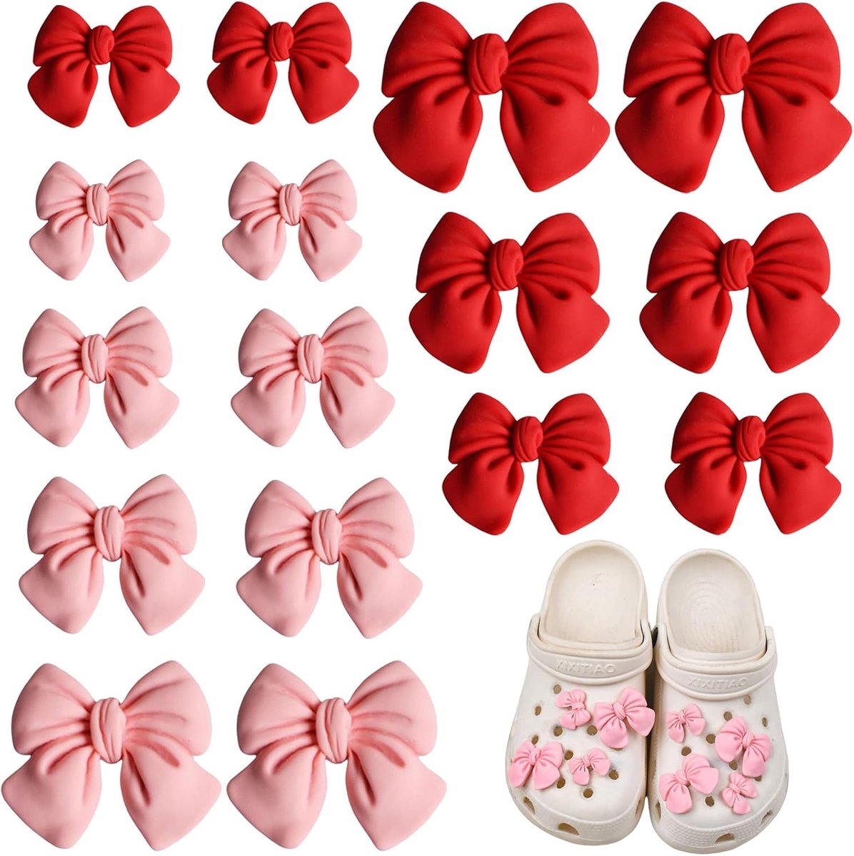 Bedels, schoenhangers, schoenclips, boogschoendecoratie, schoenpins, afneembare grot schoendecoratie, doe-het-zelf sandaaldecoratie, schoenbadge