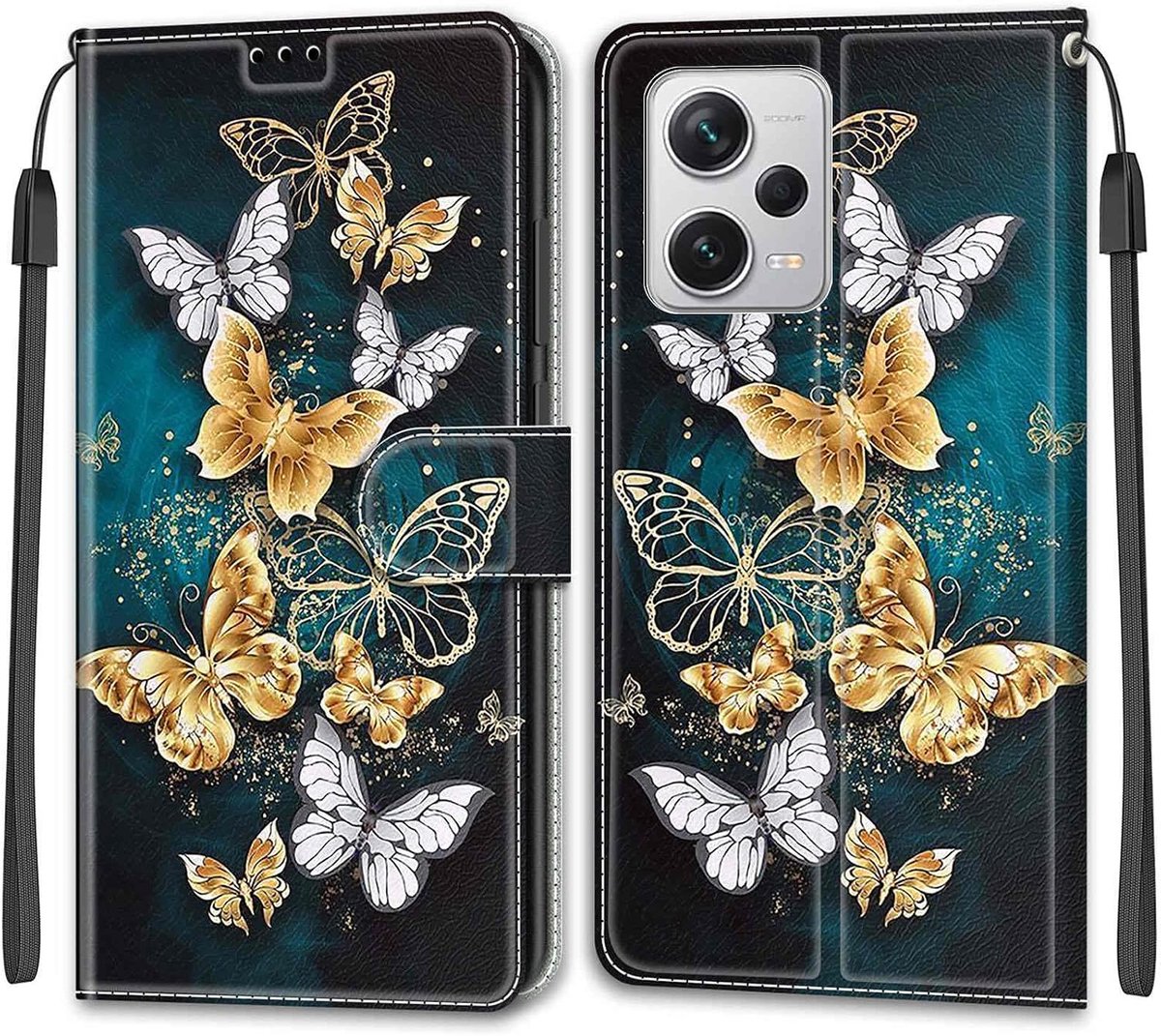 Hoes voor Xiaomi Redmi Note 12 Pro Plus 5G, vlinder