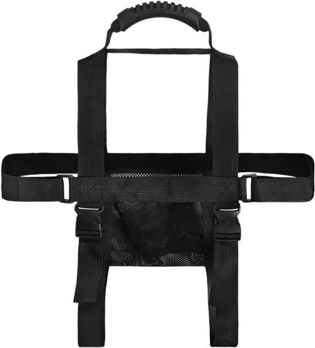 Pc draagriemen - Computer houder - Veilig transport - Verstelbaar gespsysteem - 27 x 15 x 3 cm - Zwart