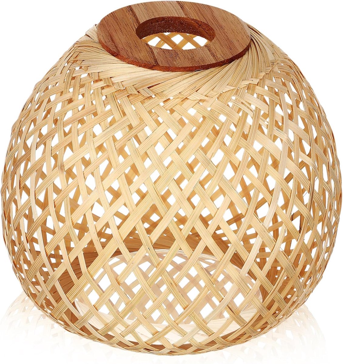 Lampenkap gevlochten rotan lampenkap plafond lampenkap voor hanglamp vervangende lampenkap voor tafellampenkap bureaulampenkap