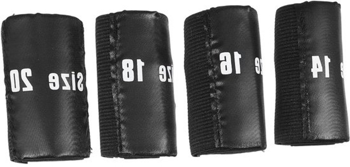 Cymbal Mute Straps - Drum Dampener Rings - Drum Practice - Adjustable Elastic Fit - 7.5X4X4CM - Black