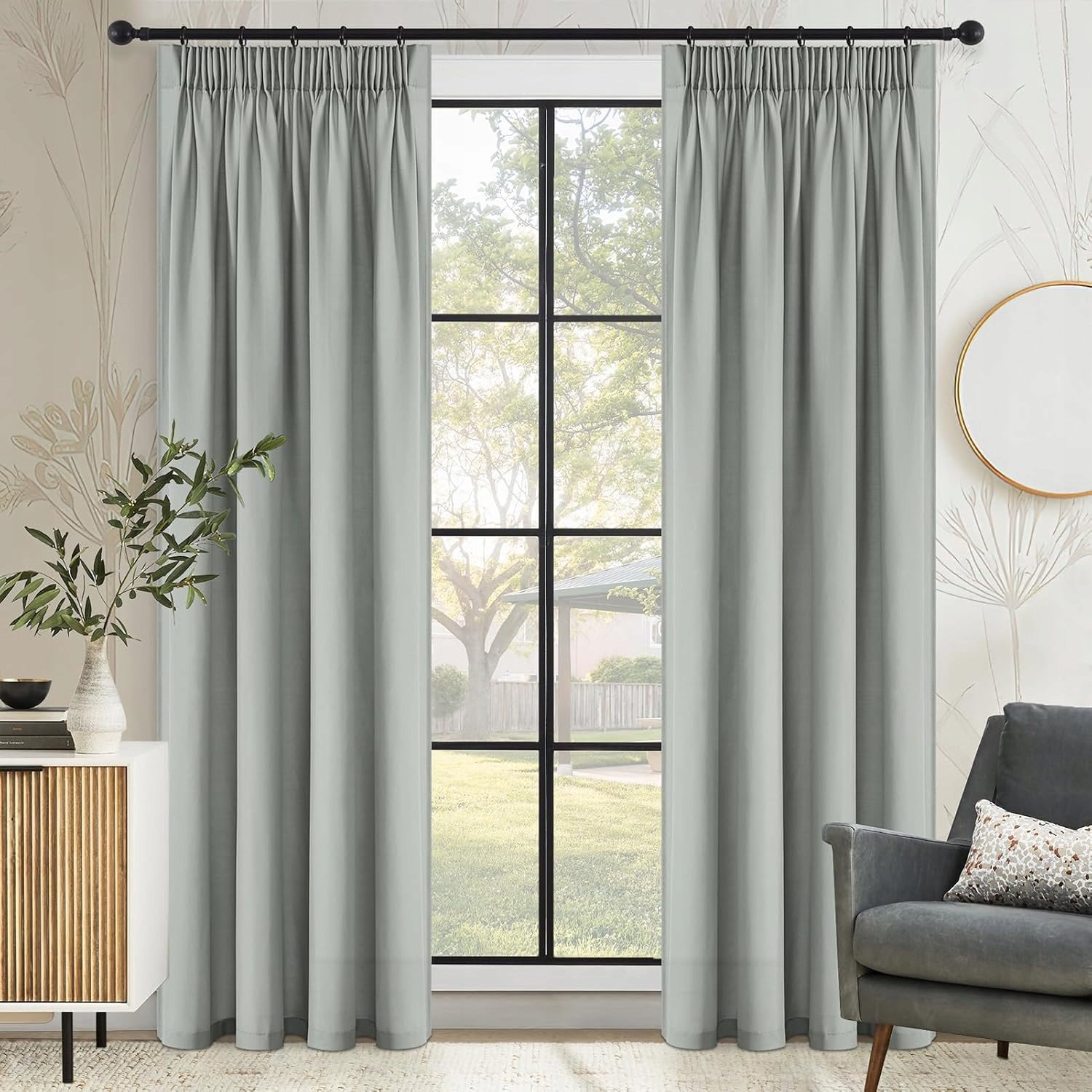 Kant-en-klare Gordijnen Lichtgrijs 240x132cm - 2 Stuks