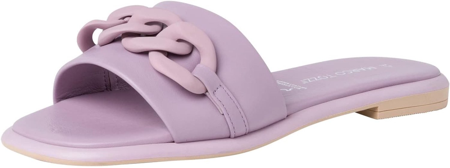 MARCO TOZZI Dames Sandalen 2-2-27120-28 - Leer, Blokhak