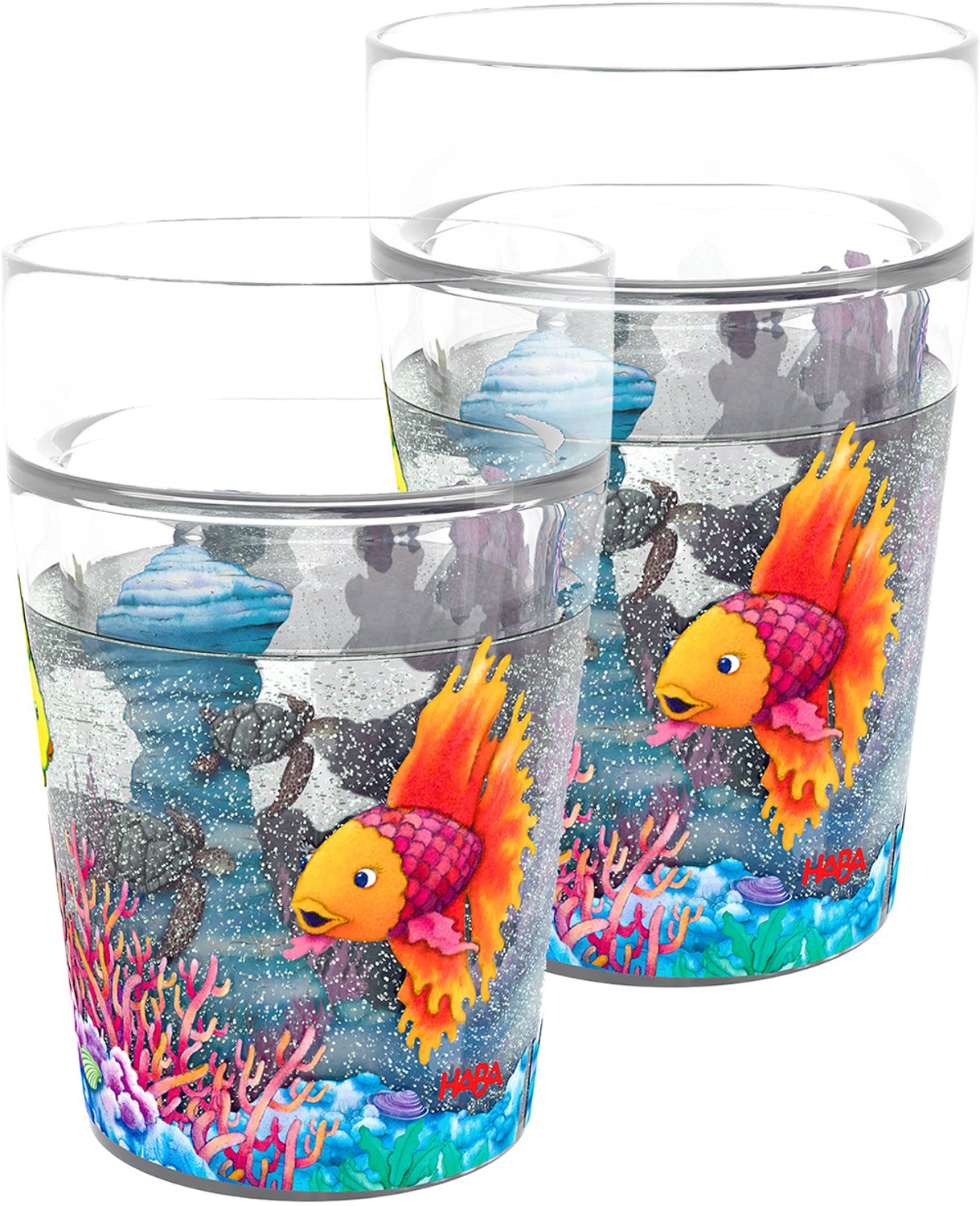 HABA Becher Glitzerbecher Der Regenbogenfisch