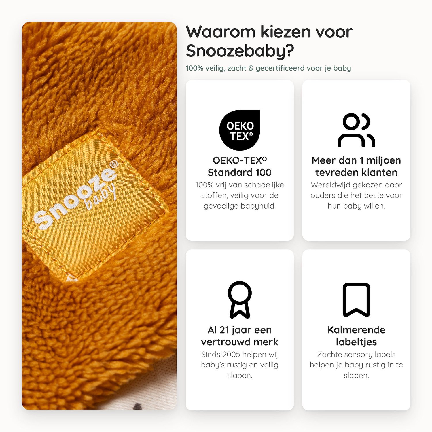 Snoozebaby Wikkeldeken voor autostoel - Warme voetenzak voor MaxiCosi - Bumblebee Orange – foto 6