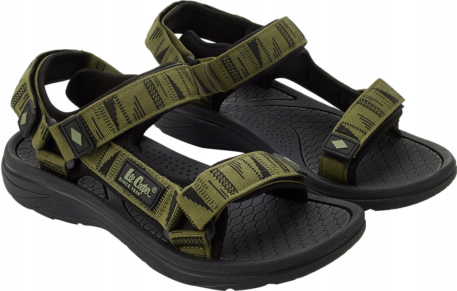 Lee Cooper Heren Sandalen Zwart