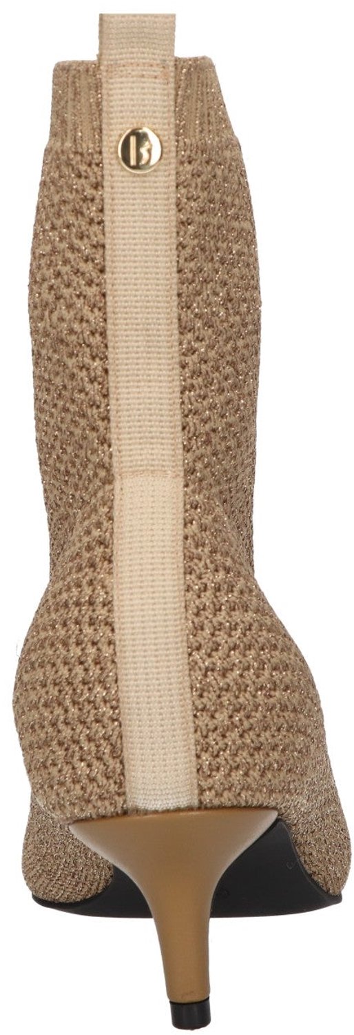 La Strada Enkellaars Goud Knitted - Damesschoenen - Maat - 37