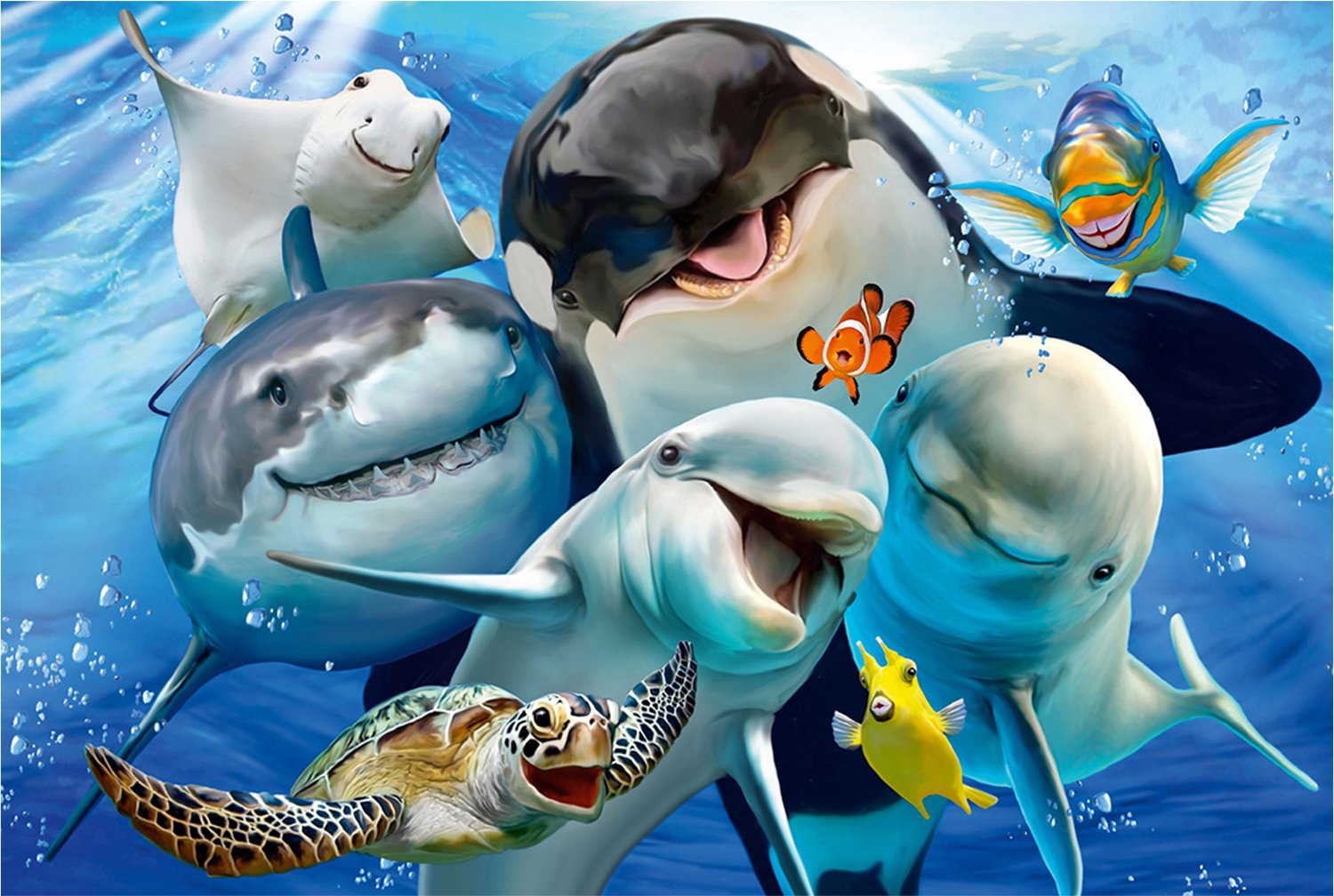 Schmidt - Legpuzzel - Onderwatervrienden - 200 stukjes - Kinderen - vanaf 8 jaar — afbeelding 9