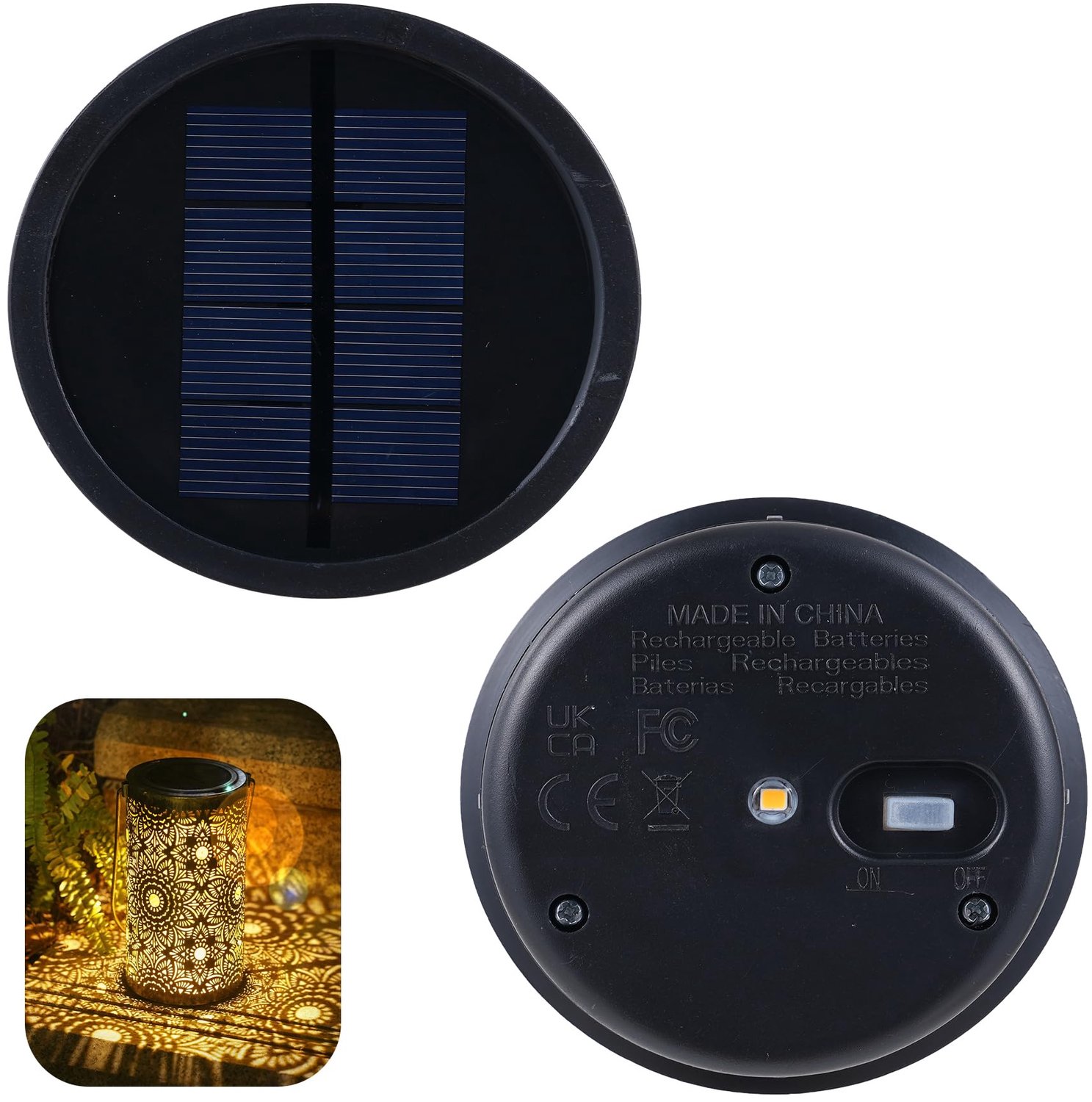 Zonnepaneel voor Zonnelampen - Set van 3